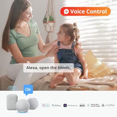 SwitchBot Blind Tilt Automatic Blind Opener 3-Pack & Hub 2- Smart Motorized Blinds with Bluetooth/IR Remote Control, WiFi Thermometer Hygrometer, Light Sensor, Work with Alexa, Google Home, HomeKit - Image 3