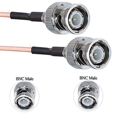 TUOLNK RG316 BNC Coax Cable, Low Loss BNC Male to BNC Male Jumper Cable,3.28ft (1M) 50Ohm BNC Extension Cable for CCTV HD SDI Cable - Image 5