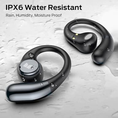 Monster Open Ear AC336 Headphones, Bluetooth 6.0 Wireless Earbuds with Stereo Sound, ENC Clear Call, 21H Playtime, Type-C Charging, Touch Control, IPX6 Waterproof Open Ear Earbuds for Sports Fitness - Image 7