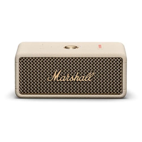 Marshall Emberton III Portable Bluetooth Speaker - Rugged Waterproof IP67 Design | Loud Stereo Sound, Deep Bass with 32+ Hr Playtime | Compact and Wireless for Travel and Outdoors - Cream - Image 1
