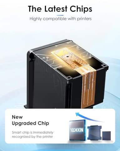 67XL Ink Cartridge Black/Color Combo Pack Replacement for HP Ink 67 67XL Printer Ink Works for HP DeskJet 2827e 2755e 2700 2855e 2800 4155e 2755 2852e Envy 6055e 6000 6455e (2 Pack) - Image 5