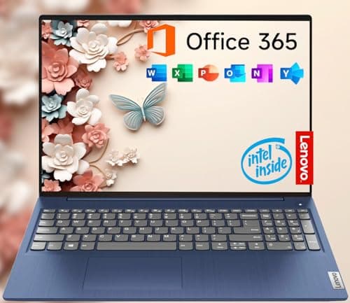 Lenovo 15.6" IdeaPad 1 Laptop | 20GB RAM | Dual Storage: 256GB SSD + 128GB eMMC | Wi-Fi 6 | USB-C | 1-Year Microsoft Office 365 | Intel Dual-Core | HD Display | Windows 11 | w/WOWPC Recovery USB - Image 1