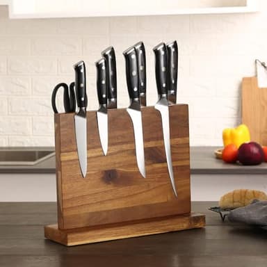Magnetic Knife Block - Magnetic Knife Holder - Magnetic Knife Stand- Cutlery Display Stand and Storage Rack - Image 5