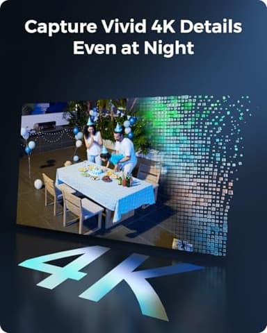 REOLINK 4K Security Cameras Wireless Outdoor System, Encrypted 1 Year Local Storage, Color Night Vision, 2.4/5GHz Wi-Fi, AI Detection, No Monthly Fee, Home Hub with 4X Eco Ultra+Solar Panel - Image 2