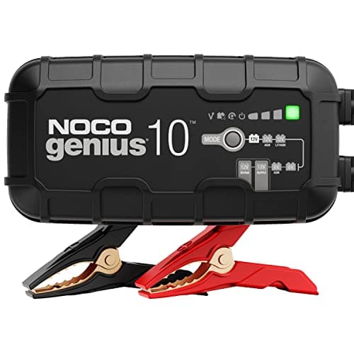 NOCO GENIUS10: 10A 6V/12V Smart Battery Charger – Automatic Maintainer, Trickle Charger & Desulfator with Overcharge Protection & Temperature Compensation – For Lead-Acid & Lithium Batteries - Image 1