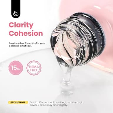 Beetles Builder Gel HEMA-Free-Sheer Breeze 0.5 oz 7 in 1 for Building Apex Strengthening Thickening Extension DIY Salon at Home for Beginner Sensitive Nails,Clear Builder Nails Gel Kit,UV Lamp Needed - Image 5