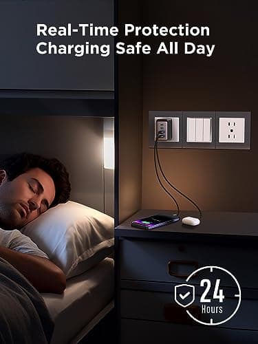 JOYROOM 67W USB C Charger Block, 4-Port Foldable GaN Wall Fast Charger Adapter Compact for iPhone 16/5/14 Pro Max, MacBook Pro/Air, iPad Pro/Air, Galaxy, Dell XPS, Pixel 7, Google Pixelbook - Image 4