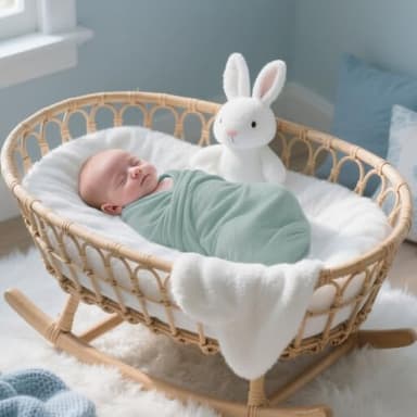 Muslin Swaddle Blankets for Newbron, Receivig Blankets for Boys, Large 47x47 Inch Soft Brethable Lightweight Cotton Blankets, 3 Pack, (Green, Cream White, Blue) - Image 3