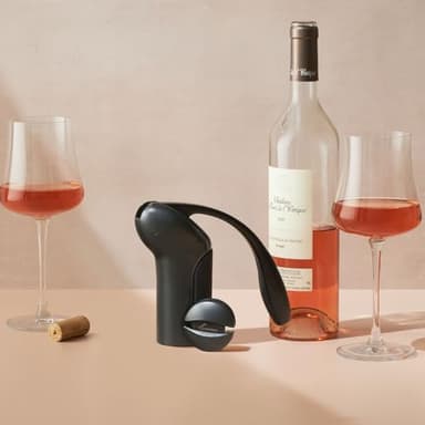 Rabbit Vertical Lever Corkscrew with Foil Cutter - Image 5