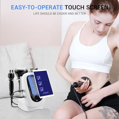 MEIQIER sens for Improvement in The Appearance of Cellulite Device Cellulite Massager Radio Frequency, White - Image 9