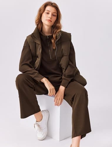 PINSPARK 2 Piece Sets for Women 2025 Fall Outfits Sweatsuit Loose Fit Sweatshirt Wide Leg Sweatpants Matching Set Tracksuit - Image 5