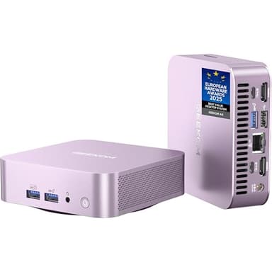 GEEKOM A6 Aurora Edition Mini PC with AMD Ryzen 7 6800H, 32GB DDR5 RAM 1TB PCIe 4.0 NVMe SSD, Radeon 680M, Compact Aluminium Design Windows 11 Pro Desktop Computer with USB4/8K UHD/Wi-Fi 6E/SD Slot - Image 1