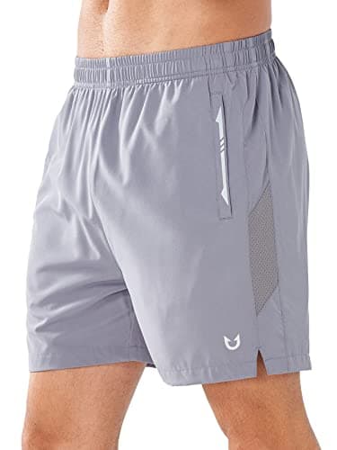 NORTHYARD Men's Running Athletic Shorts 5"/ 7"/ 9" Workout Gym Short Tennis Quick Dry Active Sport Hiking Basketball-5'' Stone-M - Image 1