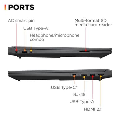 HP Victus 15.6 inch Laptop, FHD 144Hz Display, Intel Core i5-12450H, 8 GB RAM, 512 GB SSD, NVIDIA GeForce RTX 2050 GPU (4 GB Dedicated), Windows 11 Home, 15-fa1029nr (2024) - Image 6
