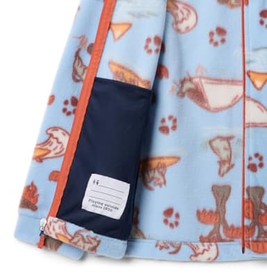 Columbia Baby Zing III Fleece, Ripple Blue Trail Tails, 3/6 - Image 8