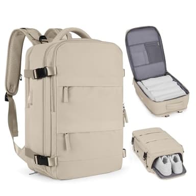 Large Travel Backpack For Women Men Airline Approved Carry On Backpack Flight Approved Waterproof Sports Luggage Backpack Casual Daypack Hiking Backpack - Image 1
