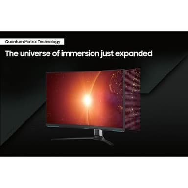 Samsung 32" Odyssey Neo G8 (G85NB) 4K UHD 240Hz 1ms G-Sync 1000R Curved Gaming Monitor, Quantum HDR2000, AMD FreeSync Premium Pro, Matte Display, DisplayPort, Black & White, LS32BG852NNXGO - Image 7