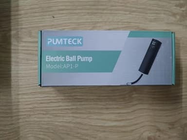 Pumteck Electric Ball Pump, Smart Air Pump Portable Fast Ball Inflation with Precise Pressure Gauge and Digital LCD Display for Football Basketball Volleyball Football (2 Pin and 1 Spout) - Image 7