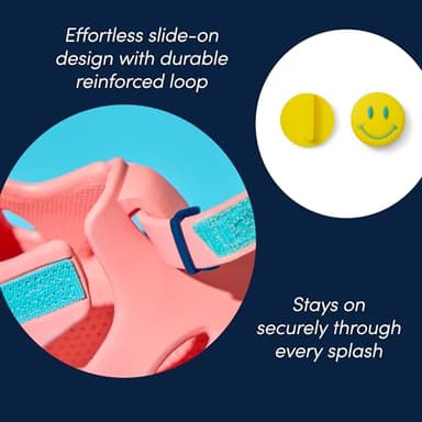 Ten Little Splash Sandal Rainbow Charms for Kids, 2-Pack Silicone Shoe Charms for Boys and Girls - Image 6