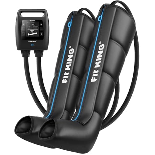FIT KING Air Compression Recovery System, Cordless Full Leg Massager with Dynamic Pressure, Reduces Muscle Pain and Improves Circulation, Fast Recovery for Athletes (Large) - Image 1