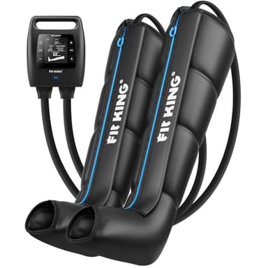 FIT KING Air Compression Recovery System, Cordless Full Leg Massager with Dynamic Pressure, Reduces Muscle Pain and Improves Circulation, Fast Recovery for Athletes (Large) - Image 1
