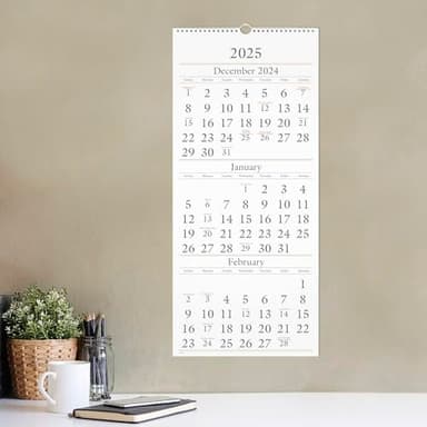 AT-A-GLANCE 2025 Wall Calendar, 12" x 27", Large, 3-Month (SW1152825) - Image 4