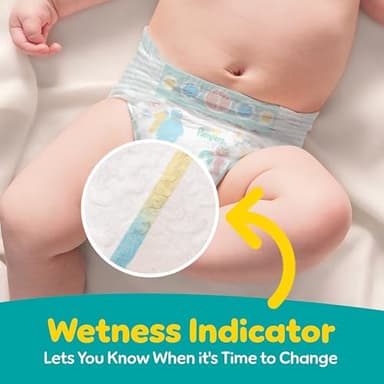 Pampers Diapers - Baby Dry - Size 1, 44 Count, Absorbent Disposable Infant Diaper (Packaging May Vary) - Image 8