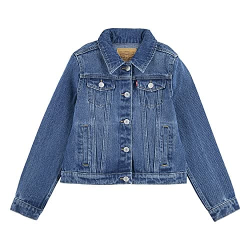 Levi's Girl's Denim Trucker Jacket, Bristol, 6 - Image 1
