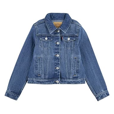 Levi's Girl's Denim Trucker Jacket, Bristol, 6 - Image 1