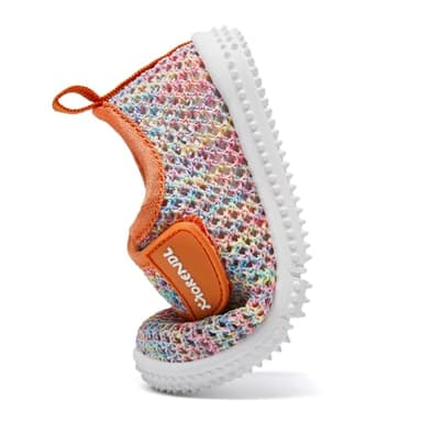 MORENDL Toddler Water Shoes Baby Breathable Mesh Non-Slip Sandals Quick Dry Lightweight Beach Barefoot Shoes Surfing Boating Sport Shoes Mixed 6-9 Months - Image 4