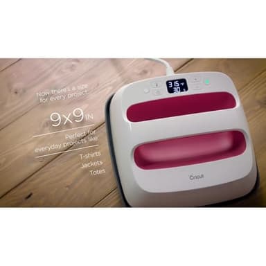 Cricut EasyPress 2 Heat Press Machine (12 in x 10 in), Ideal for T-Shirts, Tote Bags, Pillows, Aprons & More, Precise Temperature Control, Features Insulated Safety Base & Auto-Off, Raspberry - Image 8