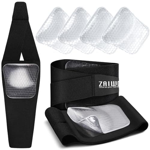 ZAIWOO Wearable Arch Support Inserts for Women & Men – 2 Adjustable Heights, Non-Slip Breathable – Plantar Fasciitis Relief Arch Band for Flat Feet, High Arches - Image 1