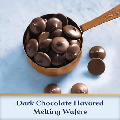 GHIRARDELLI Dark Chocolate Flavored Melting Wafers, 10 OZ Bag (6 Pack) - Image 4
