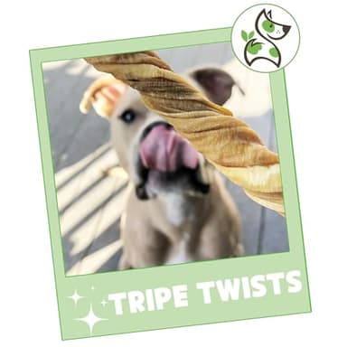 Nature Gnaws Tripe Twists for Dogs 4-5" (20 Count) - Crunchy Grain Free Reward Snack for Small, Medium & Large Breeds - Natural Beef Dog Chew Treats - Rawhide Free - Image 7