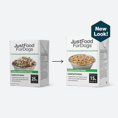 JustFoodForDogs Pantry Fresh Wet Dog Food, Complete Meal or Topper, Chicken & White Rice Human Grade Recipe - 12.5 oz (Pack of 6) - Image 10