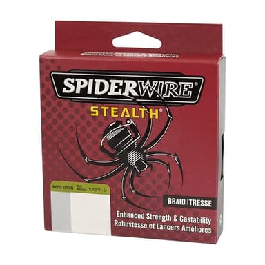 SpiderWire Stealth® Superline, Moss Green, 15lb | 6.8kg, 200yd | 182m Braided Fishing Line, Suitable for Freshwater and Saltwater Environments - Image 5