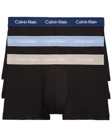 Calvin Klein Men's Cotton Stretch 3-Pack Low Rise Trunk - Image 1