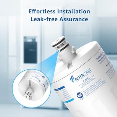 Filterlogic 5231JA2002A Refrigerator Water Filter, Replacement for LG® LT500P®, GEN11042FR-08, ADQ72910911, ADQ72910901, Kenmore 9890, 46-9890, LFX25974ST, LMX25964ST, LSC27925ST, 3 Pack - Image 6