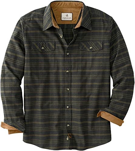 Legendary Whitetails Men's Standard Flannel Shirt Long Sleeve Button Down Relaxed Fit, Cool Army Melange, X-Large - Image 1