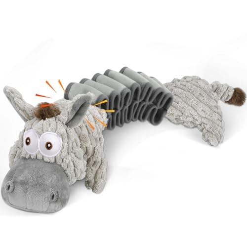 Homounter Large Squeaky Plush Dog Toys, Interactive Puppy Toys for Tug of War, Tough Pet Toys for Dogs, Dog Chew Toy for Small, Medium, and Large Dogs - Image 1