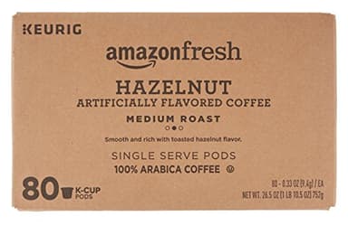 AmazonFresh 80 Ct. K-Cups, Hazelnut Flavored Medium Roast, Keurig K-Cup Brewer Compatible - Image 3