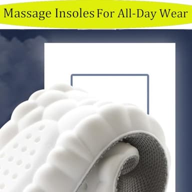 2025 New Steppers Insoles for Men/Women, Massage Insole, Cloud Insole, Steppers Massage Insoles Womens/Mens, Memory Foam with Arch Surpport | for All-Day Wear (1PAIR-Orange, Men 9-10.5/Women 10.5-12) - Image 5