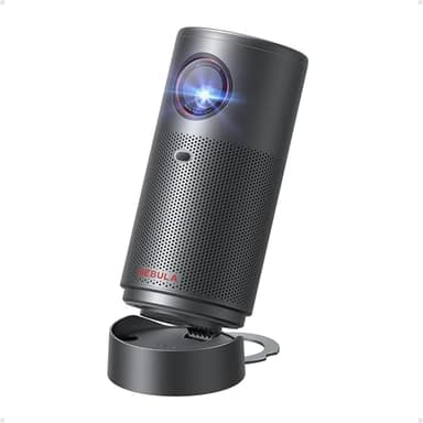 NEBULA Capsule Air Google TV Projector, Officially Licensed Netflix, 720p Smart Mini Projector with Wi-Fi and Bluetooth, 2 Hours of Playtime, Dolby Digital, Ultra Portable for Any Space - Image 1