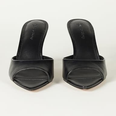 The Drop Women's Mandy Pointed-Toe Heeled Sandal, Black, 8 - Image 6