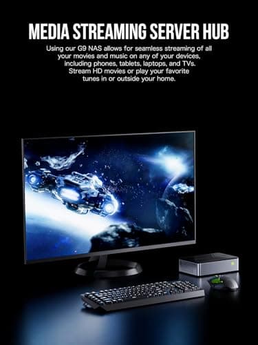 GMKtec Mini PC NAS, G9 N150 Dual Boot Linux Desktop Computer 12GB DDR5 64GB EMMC + 1TB M.2 SSD, 4*M.2 NVMe Slots, Dual NIC 2.5GbE, USB-C/USB 3.2 10Gbps, Network Attached Storage - Image 8