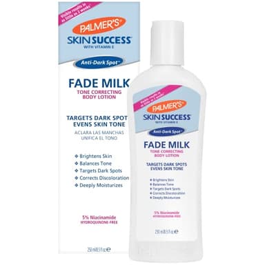 Palmer's Skin Success Anti-Dark Spot Fade Milk Body Lotion, 8.5 Oz, Moisturizer with Niacinamide, Fades Age Spots, Helps Uneven Skin Tone & Hyperpigmentation, Dermatologist Approved - Image 1