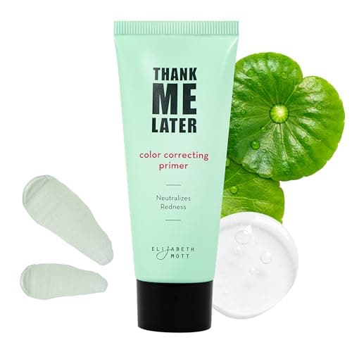 Elizabeth Mott Thank Me Later Color Correcting Face Primer - Niacinamide and Cica Soothes and Neutralizes Uneven Skin Tone and Facial Redness - Grips Makeup for Long-Lasting Wear - Cruelty-Free, 30g - Image 1