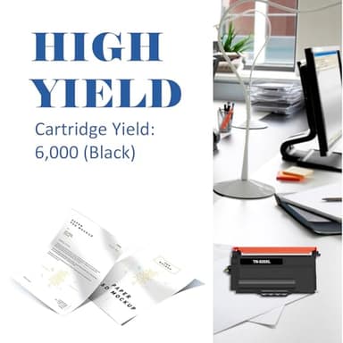 TN920 TN920XL Toner for Brother Printer HL-L6210DW Compatible for TN 920 920XL TN-920XL TN-920 TN920XXL TN920UXXL MFC-L5915DW HL-L6210DWT L5210DW L5210DN L5215DW Cartridge Black High Yield 4 Pack - Image 3