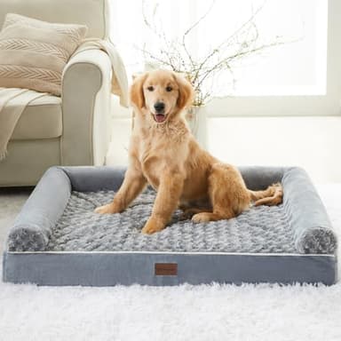 BFPETHOME Dog Beds for Large Dogs, Orthopedic Dog Bed for Medium Large Dogs,Big Waterproof Couch Pet Bed with Removable Washable Cover - Image 8