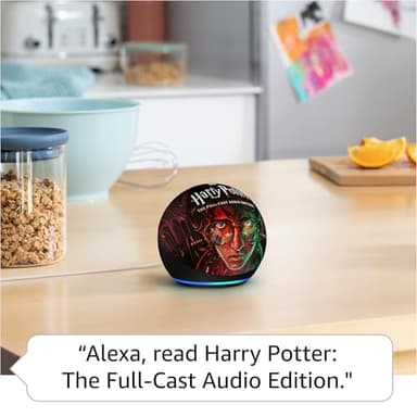 Amazon Echo Dot (newest model) | Officially Licensed Limited-Edition design in celebration of Harry Potter: The Full-Cast Audio Editions on Audible (sold separately) - Image 2